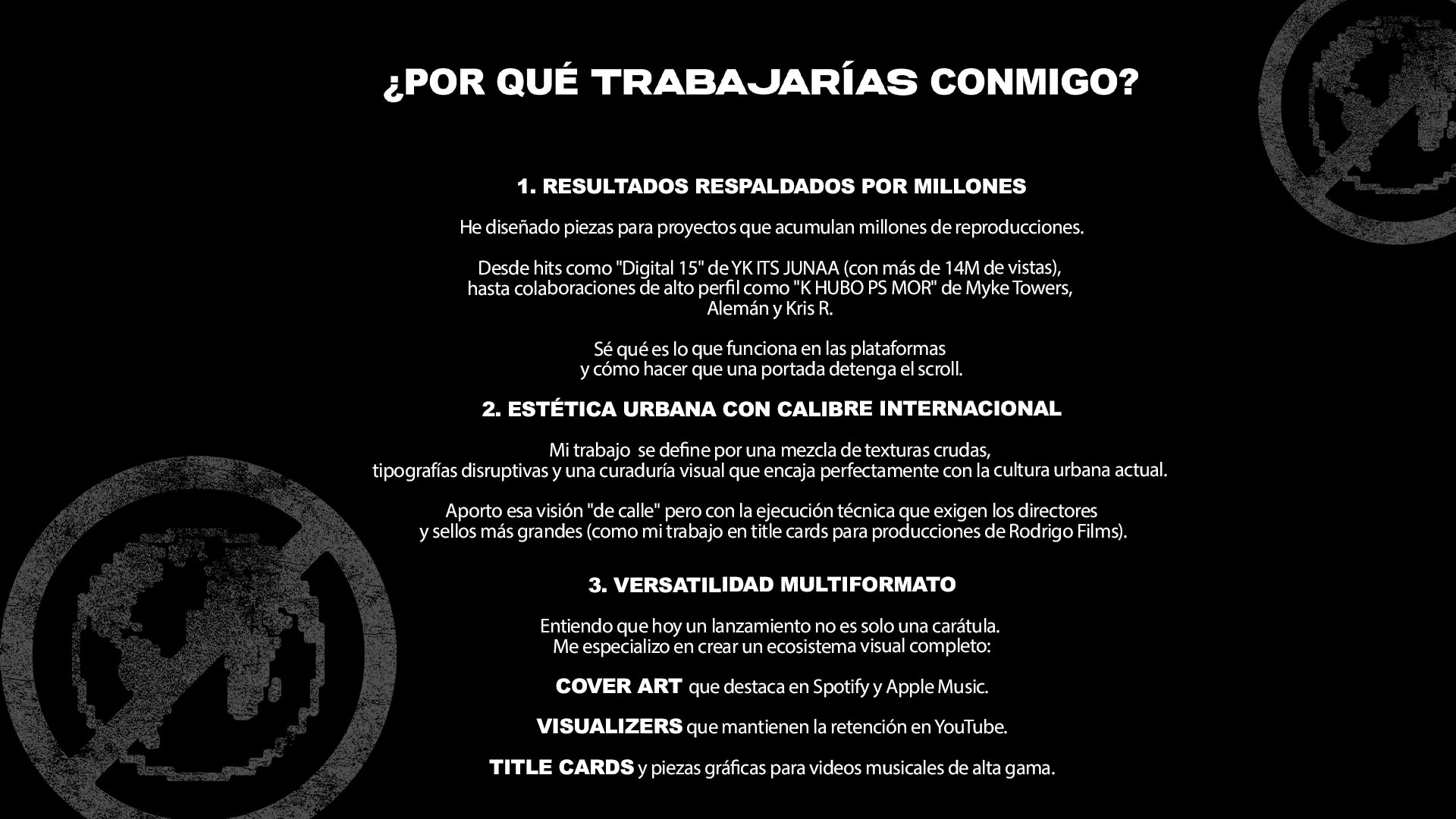 Portada del portfolio